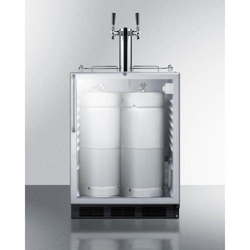 Summit Kegerator Summit 24" Wide Built-In Beer Dispenser, ADA Compliant SBC56GBICSSADA