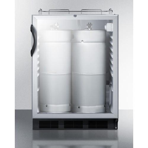 Summit Kegerator Summit 24&quot; Wide Built-In Beer Dispenser, ADA Compliant SBC56GBINKADA