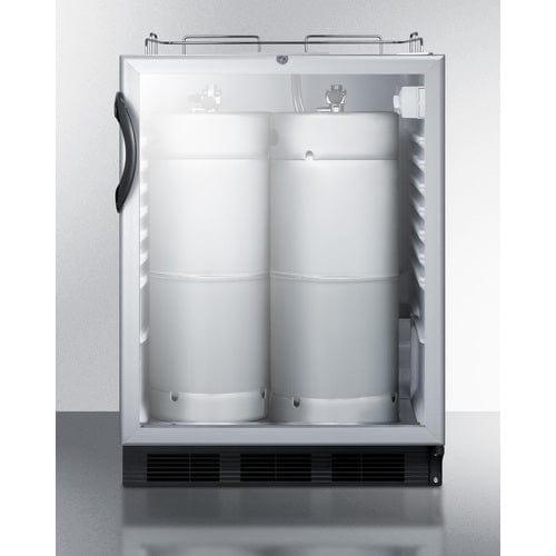 Summit Kegerator Summit 24" Wide Built-In Beer Dispenser, ADA Compliant SBC56GBINKADA