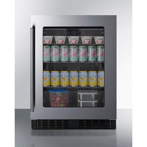 Summit Beverage Center Summit 24" Wide Built-In Beverage Center, ADA Compliant ASDG2411