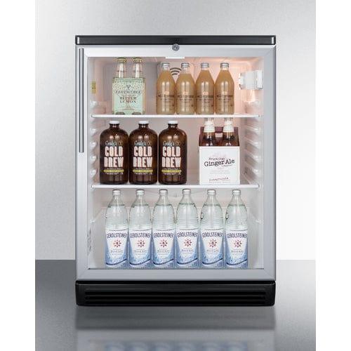 Summit Beverage Center Summit  24&quot; Wide Built-In Beverage Center, ADA Compliant SCR600BGLBIHV