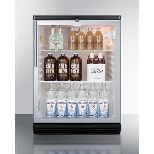 Summit Beverage Center Summit  24" Wide Built-In Beverage Center, ADA Compliant SCR600BGLBIHV