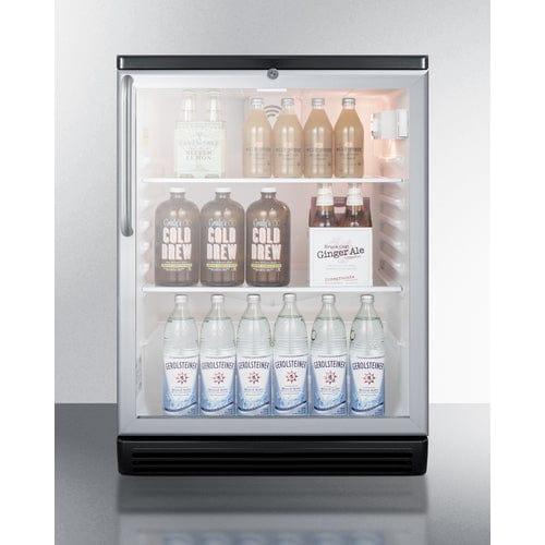 Summit Beverage Center Summit  24" Wide Built-In Beverage Center SCR600BGLBITB