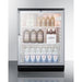 Summit Beverage Center Summit  24" Wide Built-In Beverage Center SCR600BGLBITB