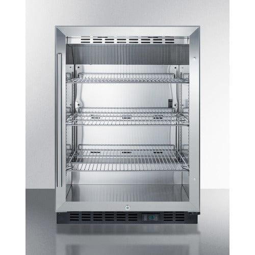 Summit Beverage Center Summit 24&quot; Wide Built-In Beverage Center SCR610BLCSS