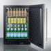 Summit Beverage Center Summit 24" Wide Built-In Beverage Center SCR610BLSDCSS