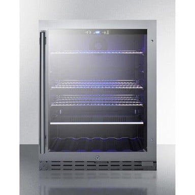 Summit Beverage Center Summit 24" Wide Built-In Beverage Cooler, ADA Compliant ALBV2466CSS