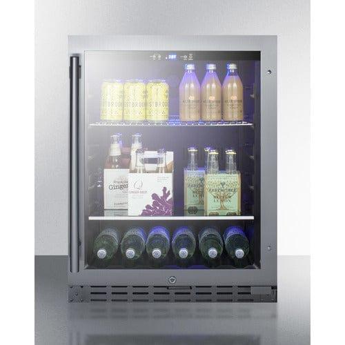 Summit Beverage Center Summit 24&quot; Wide Built-In Beverage Cooler, ADA Compliant ALBV2466CSS