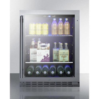 Summit Beverage Center Summit 24" Wide Built-In Beverage Cooler, ADA Compliant ALBV2466CSS