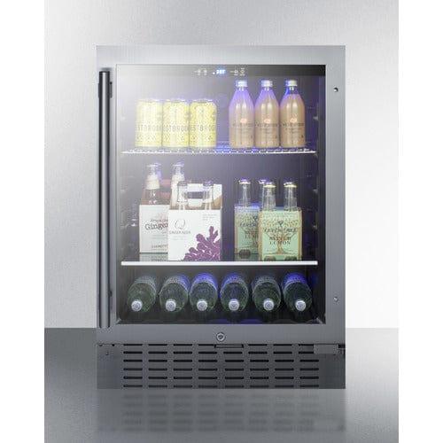 Summit Beverage Center Summit 24&quot; Wide Built-In Beverage Cooler SCR2466B