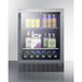 Summit Beverage Center Summit 24" Wide Built-In Beverage Cooler SCR2466BCSS