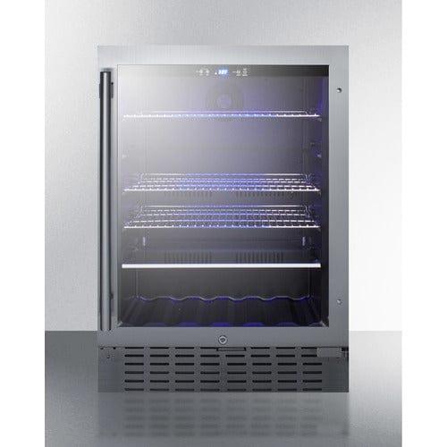 Summit Beverage Center Summit 24" Wide Built-In Beverage Cooler SCR2466BCSS