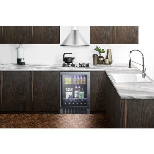 Summit Beverage Center Summit 24" Wide Built-In Beverage Cooler SCR2466BCSS