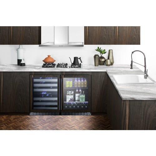 Summit Beverage Center Summit 24" Wide Built-In Beverage Cooler SCR2466BPNR