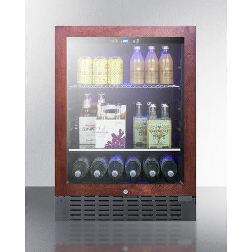 Summit Beverage Center Summit 24&quot; Wide Built-In Beverage Cooler SCR2466BPNR