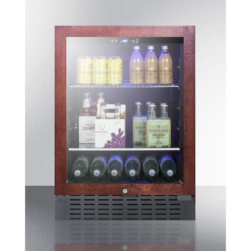 Summit Beverage Center Summit 24" Wide Built-In Beverage Cooler SCR2466BPNR