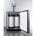 Summit Kegerator Summit 24" Wide Built-In Coffee Kegerator, ADA Compliant (Panel Not Included) SBC58BLBIADAIFCMTWIN