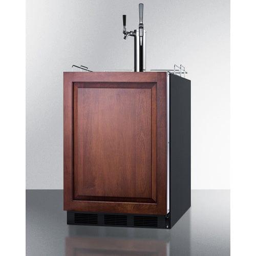 Summit Kegerator Summit 24&quot; Wide Built-In Coffee Kegerator, ADA Compliant (Panel Not Included) SBC58BLBIADAIFCMTWIN