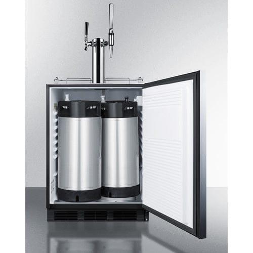 Summit Kegerator Summit 24" Wide Built-In Coffee Kegerator, ADA Compliant SBC58BLBIADACMTWIN