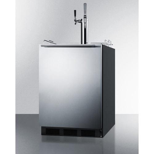 Summit Kegerator Summit 24" Wide Built-In Coffee Kegerator, ADA Compliant SBC58BLBIADACMTWIN