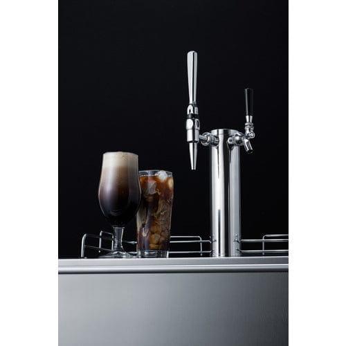 Summit Kegerator Summit 24&quot; Wide Built-In Coffee Kegerator, ADA Compliant SBC58BLBIADACMTWIN