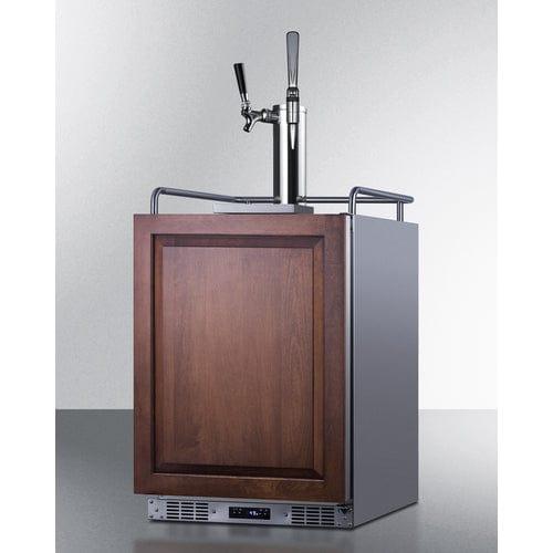 Summit Kegerator Summit 24" Wide Built-In Cold Brew/Nitro Coffee Kegerator (Panel Not Included) SBC682PNRCMTWIN
