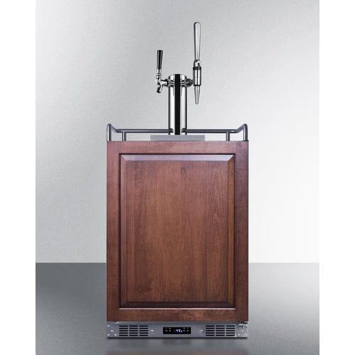 Summit 24" Wide BuiltIn Cold Brew/Nitro Coffee Kegerator (Panel Not I