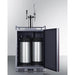 Summit Kegerator Summit 24" Wide Built-In Cold Brew/Nitro Coffee Kegerator (Panel Not Included) SBC682PNRCMTWIN