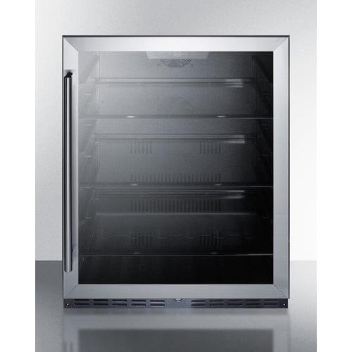 Summit Refrigerators Summit 24&quot; Wide Built-In Commercial Beverage Center, ADA Compliant AL57GCSS