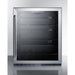 Summit Refrigerators Summit 24" Wide Built-In Commercial Beverage Center, ADA Compliant AL57GCSS