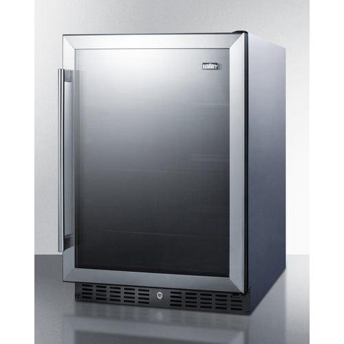 Summit Refrigerators Summit 24" Wide Built-In Commercial Beverage Center, ADA Compliant AL57GCSS