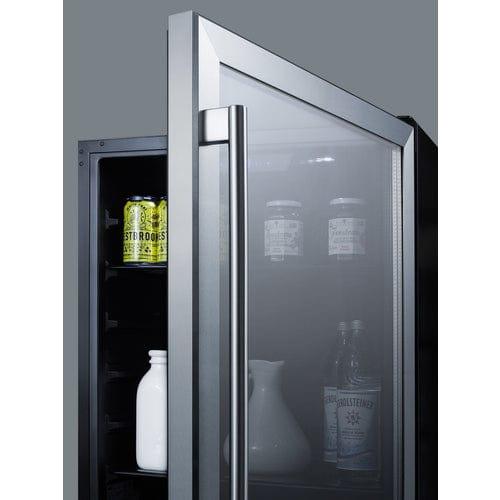 Summit Refrigerators Summit 24&quot; Wide Built-In Commercial Beverage Center, ADA Compliant AL57GCSS