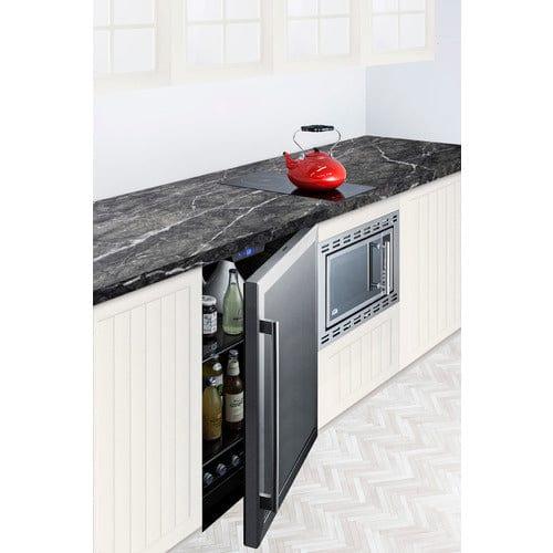 Summit Refrigerators Summit 24&quot; Wide Built-In Commercial Beverage Center, ADA Compliant AL57GCSS