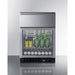 Summit All-Refrigerator Summit 24" Wide Built-In Commercial Beverage Refrigerator With Top Drawer SCR615TD