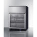 Summit All-Refrigerator Summit 24" Wide Built-In Commercial Beverage Refrigerator With Top Drawer SCR615TD