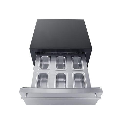 Summit All-Refrigerator Summit 24" Wide Built-In Commercial Beverage Refrigerator With Top Drawer SCR615TD