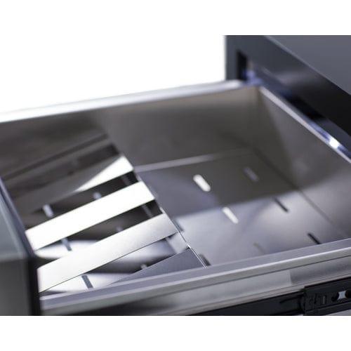 Summit All-Refrigerator Summit 24" Wide Built-In Commercial Beverage Refrigerator With Top Drawer SCR615TD