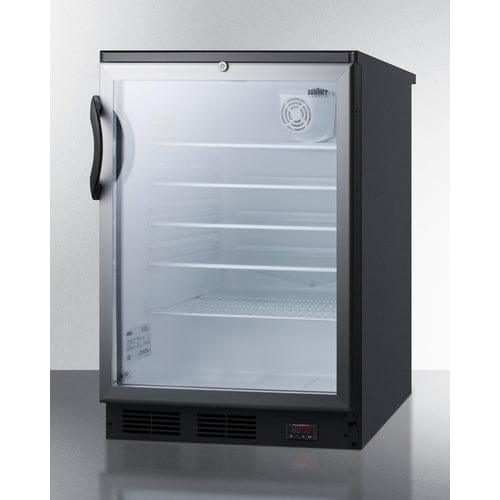 Summit All-Refrigerator Summit 24" Wide Built-In Craft Beer Pub Cellar SCR600BGLBIDTPUB