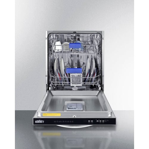 Summit Summit 24" Wide Built-In Dishwasher, ADA Compliant DW244SSADA