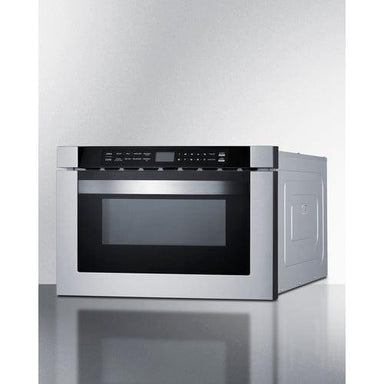 Summit Microwave Summit 24" Wide Built-In Drawer Microwave MDR245SS