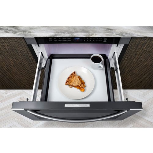 Summit Microwave Summit 24&quot; Wide Built-In Drawer Microwave MDR245SS