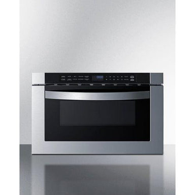 Summit Microwave Summit 24" Wide Built-In Drawer Microwave MDR245SS