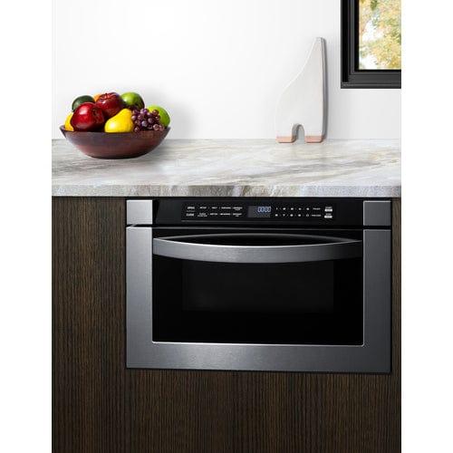Summit Microwave Summit 24" Wide Built-In Drawer Microwave MDR245SS