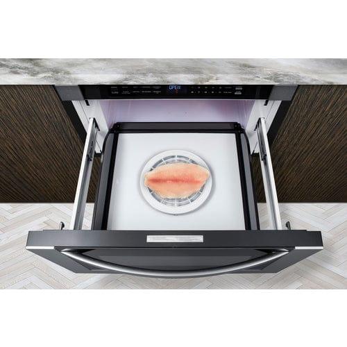 Summit Microwave Summit 24" Wide Built-In Drawer Microwave MDR245SS
