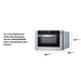 Summit Microwave Summit 24" Wide Built-In Drawer Microwave MDR245SS