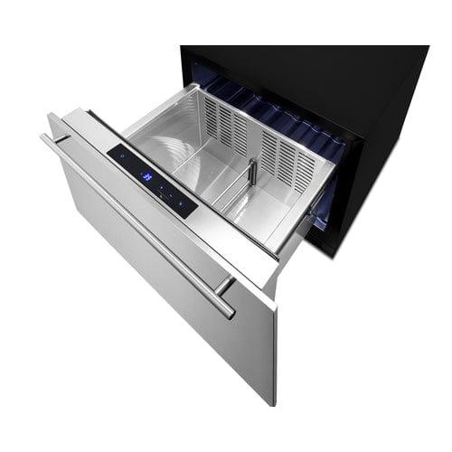 Summit Refrigerators Summit 24" Wide Built-In Drawer Refrigerator FF1DSS24