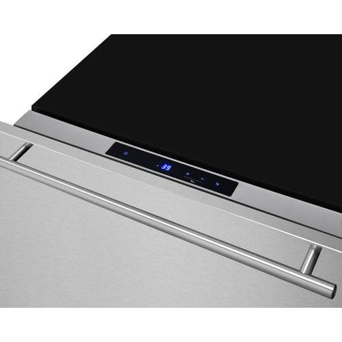 Summit Refrigerators Summit 24" Wide Built-In Drawer Refrigerator FF1DSS24