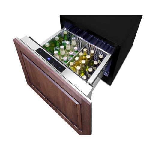 Summit Refrigerators Summit 24" Wide Built-In Drawer Refrigerator FF1DSS24