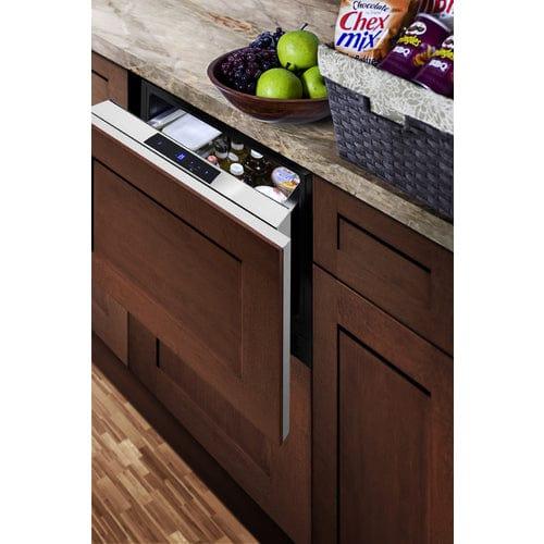 Summit Refrigerators Summit 24" Wide Built-In Drawer Refrigerator FF1DSS24