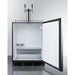 Summit Kegerator Summit 24" Wide Built-In Kegerator, ADA Compliant SBC58BLBIADA
